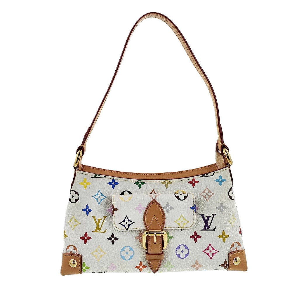 LOUIS VUITTON Eliza Shoulder Bag Monogram Multicolor White